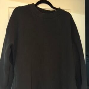 Varley Black Sweater with side zips